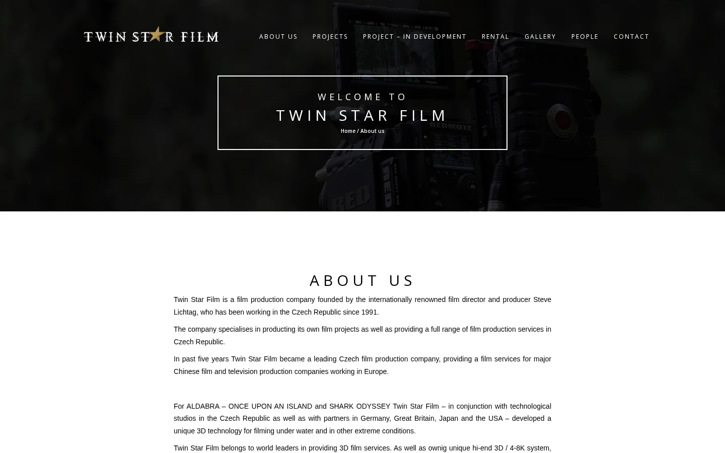 TWIN STAR, spol. s r.o. website