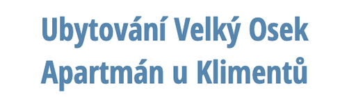 Apartmán u Klimentů logo