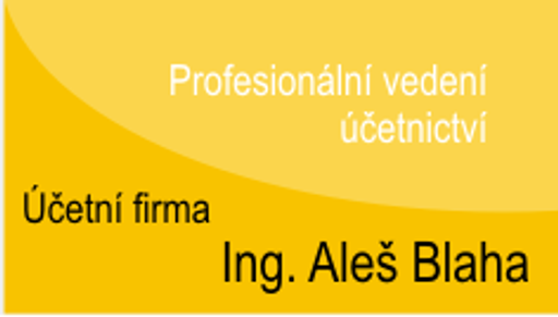 ÚČETNÍ FIRMA Ing. Aleš Blaha logo