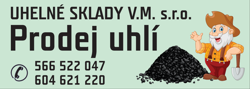 UHELNÉ SKLADY V. M. logo