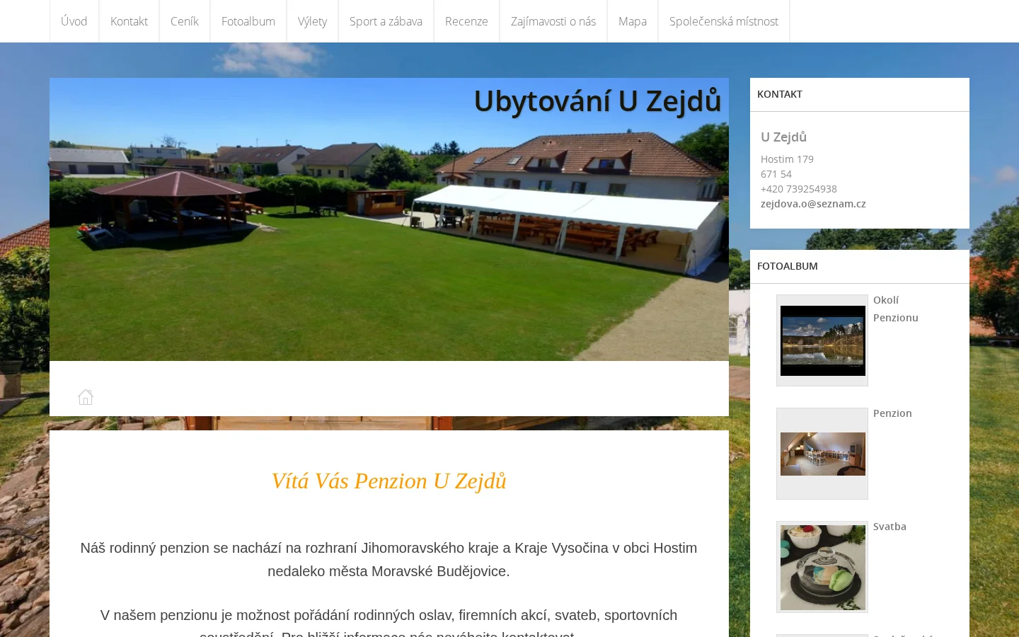 Truhlářství Luboš Zejda website