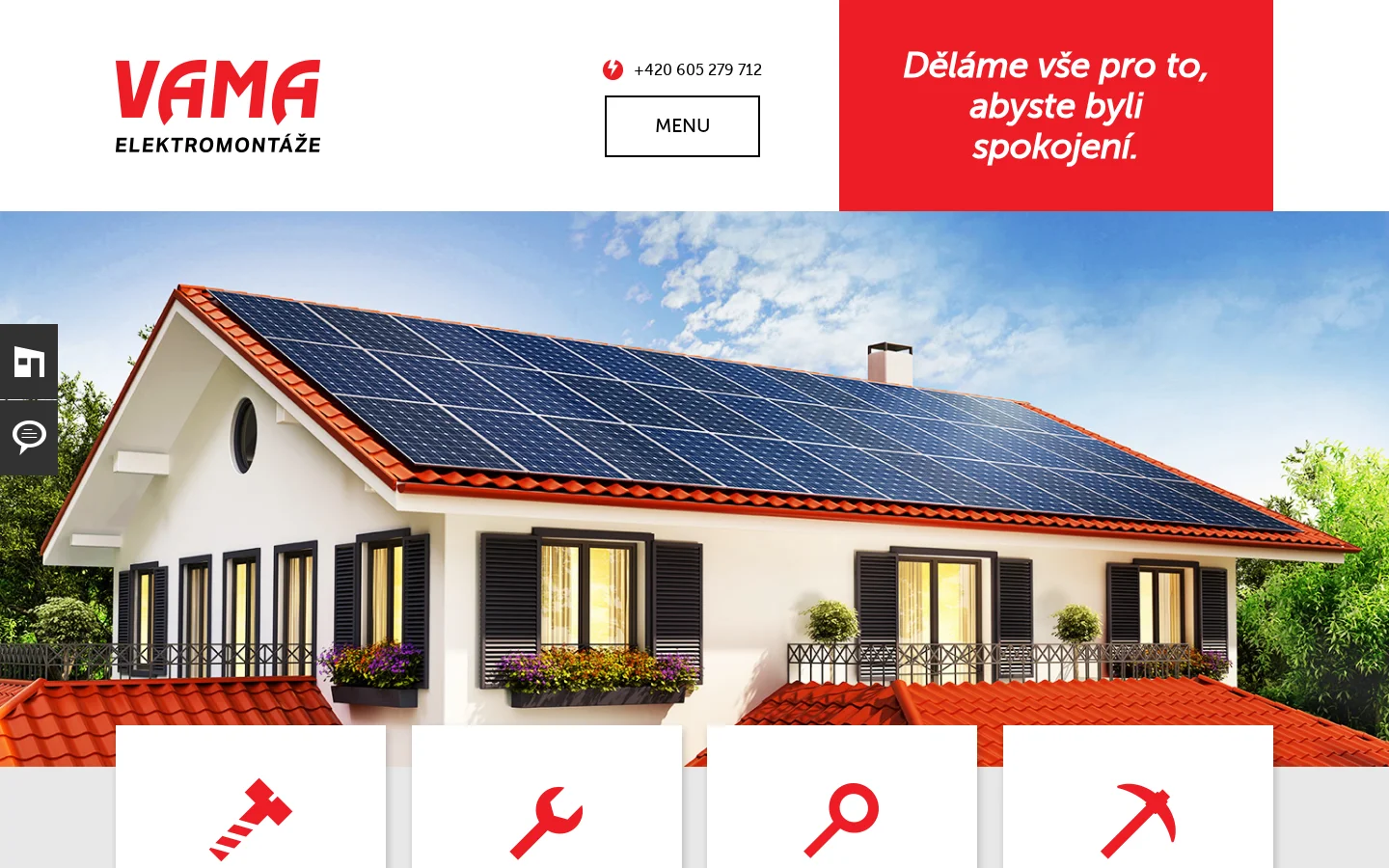 VAMA s.r.o. website