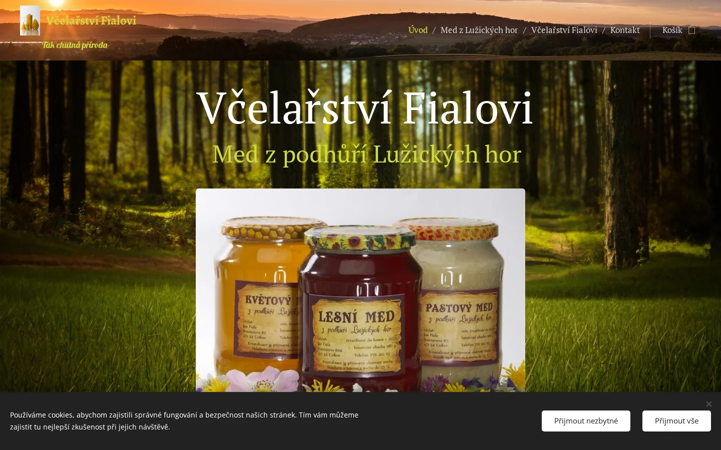 Včelařství Fialovi website
