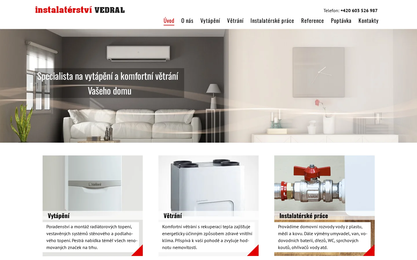 Pavel Vedral website