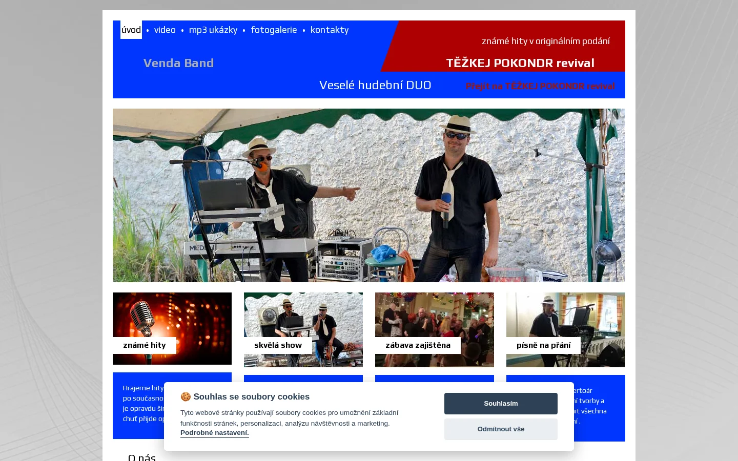 Těžkej pokondr revival website