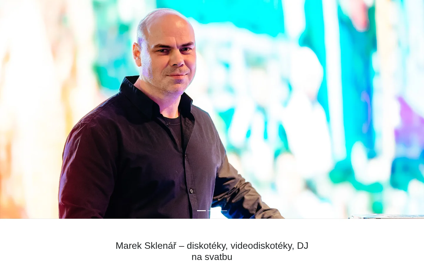 Marek Sklenář - Videodiskotéky website