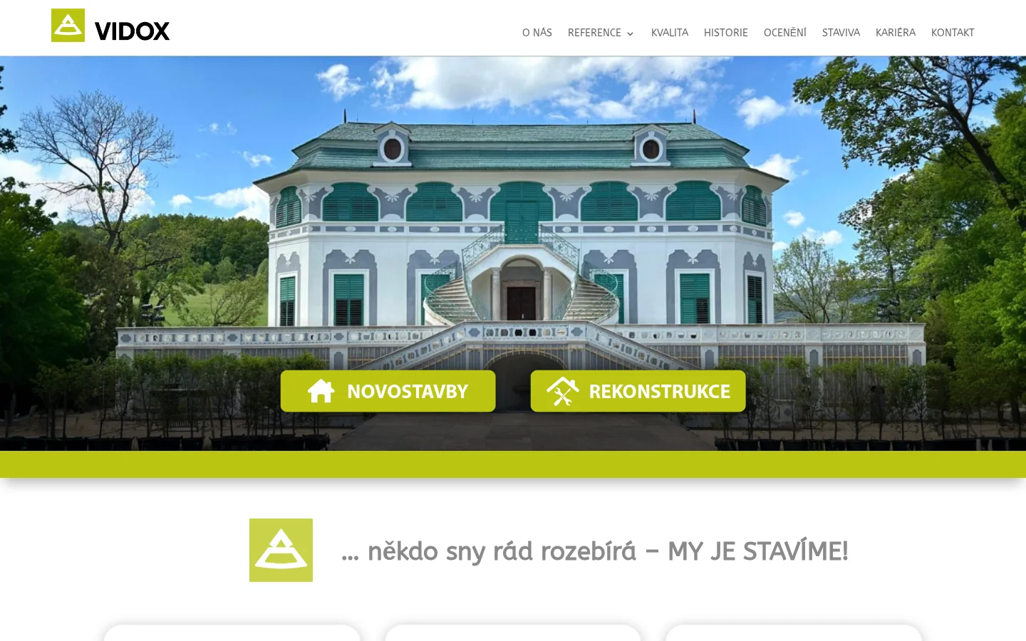 VIDOX, s.r.o. website