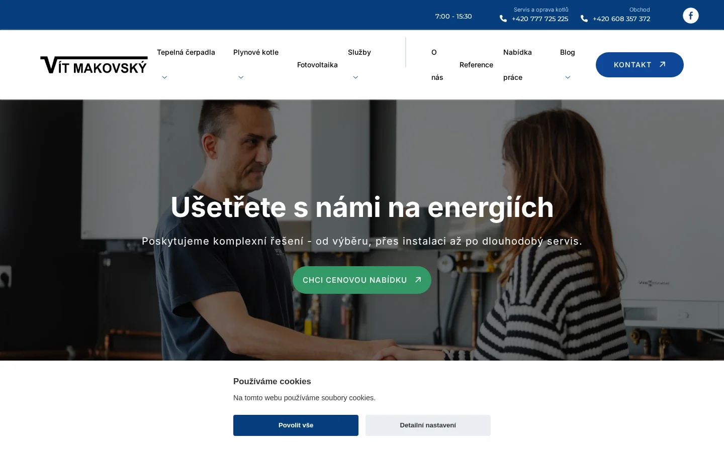 VÍT MAKOVSKÝ, s.r.o. website