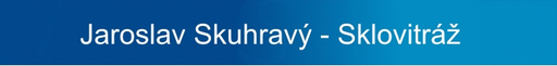 Jaroslav Skuhravý - Sklovitráž logo