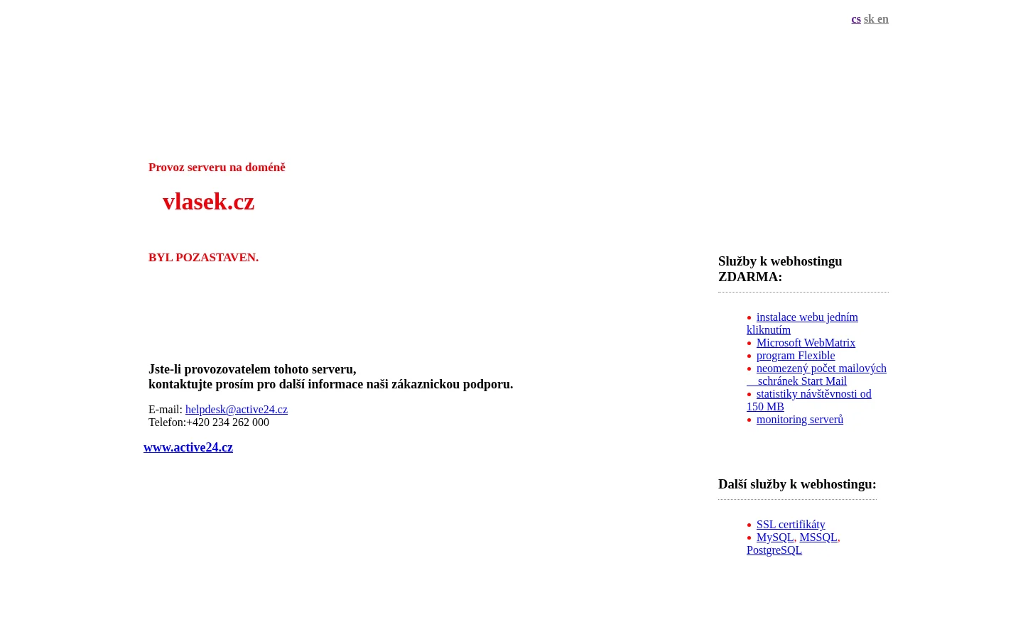 OKNA Sedlčany - Zdeněk Vlásek website