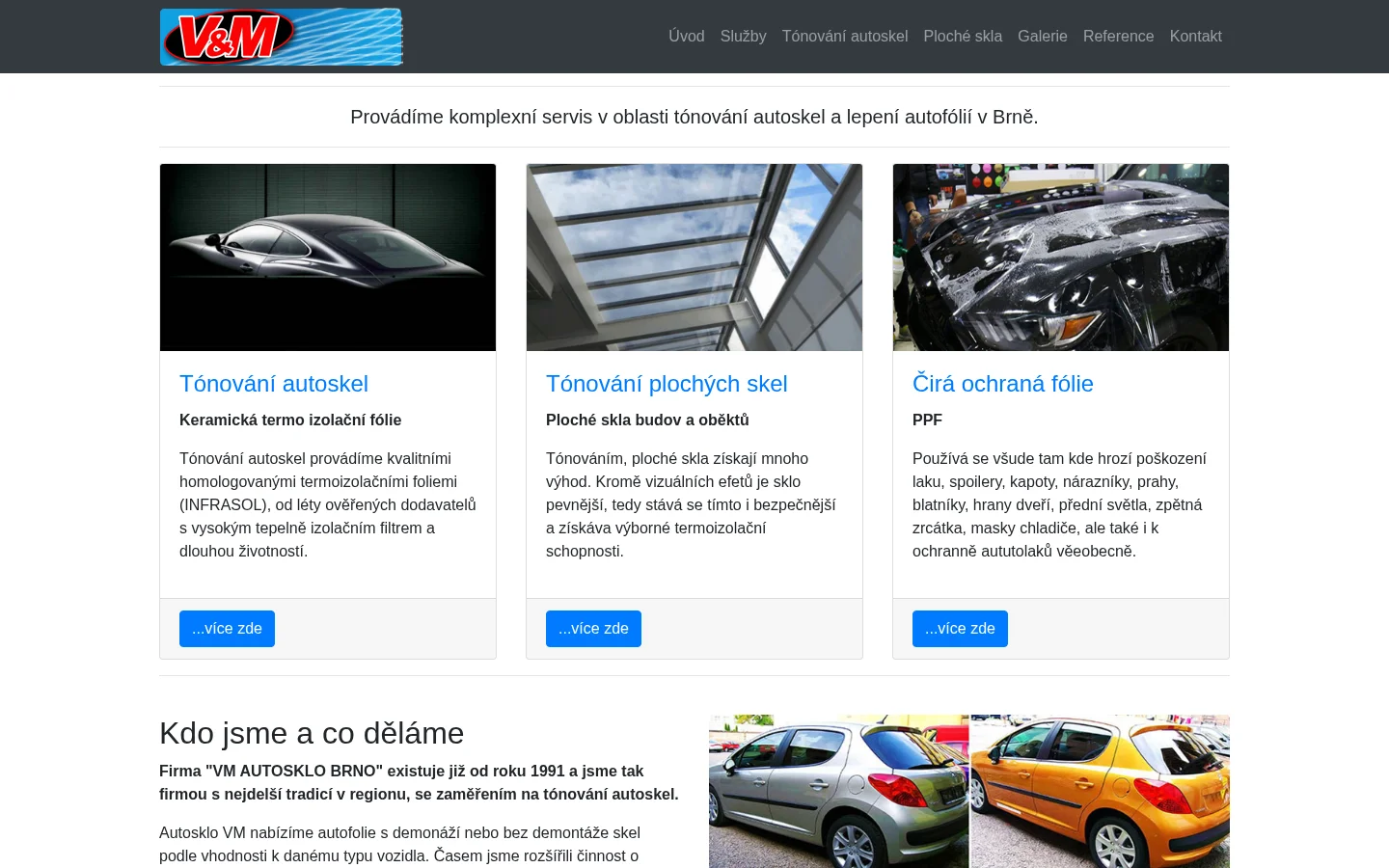 VM AUTOFOLIE website