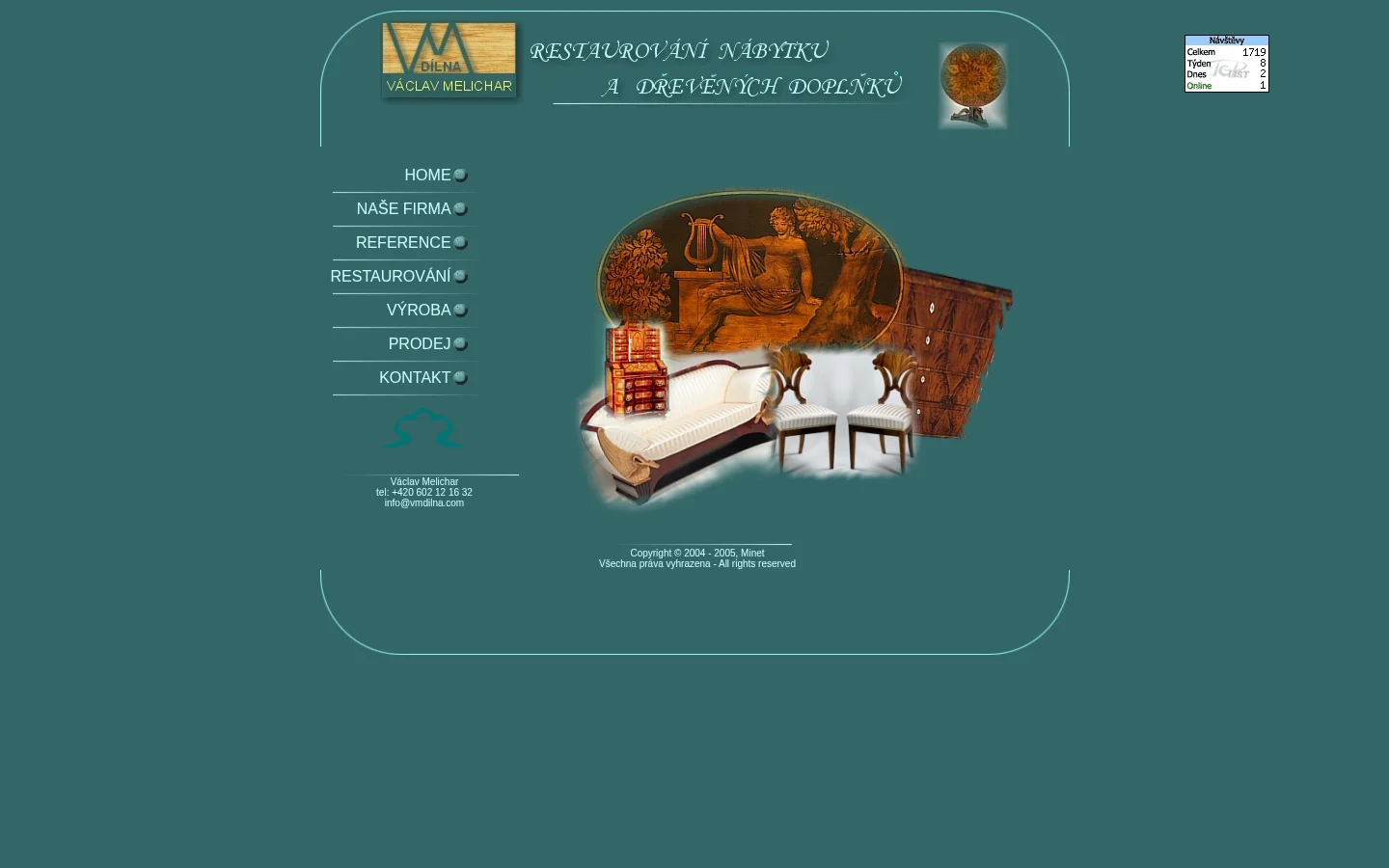 Václav Melichar website