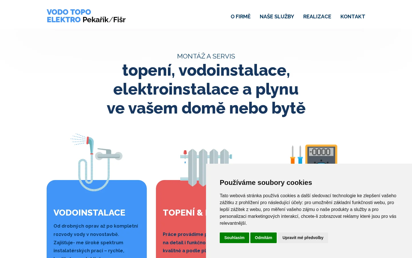 VODO - TOPO - ELEKTRO - Libor Pekařík website