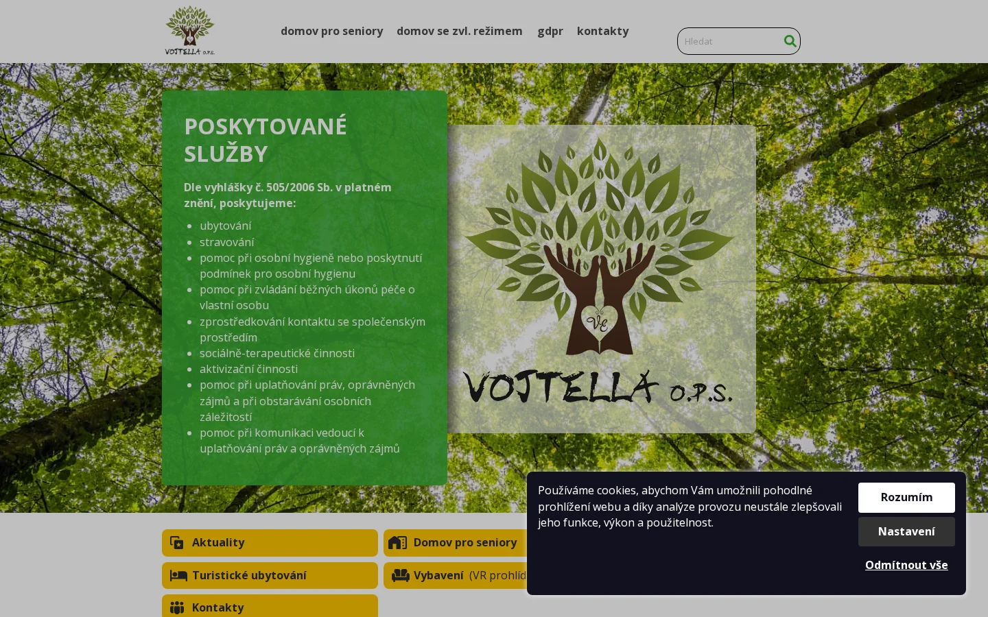 VOJTELLA o.p.s. website