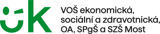 Vyšší odborná škola ekonomická, sociální a zdravotnická Most logo