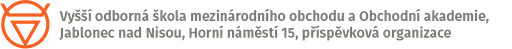 Vyšší odborná škola mezinárodního obchodu a Obchodní akademie logo