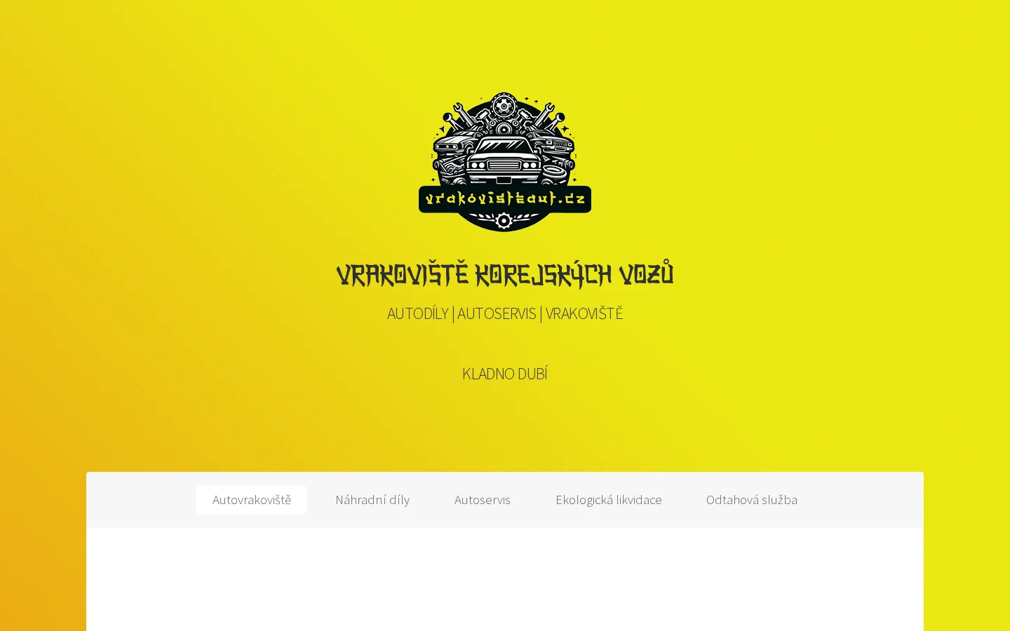 Autovrakoviště korejských vozů - Václav Louša website