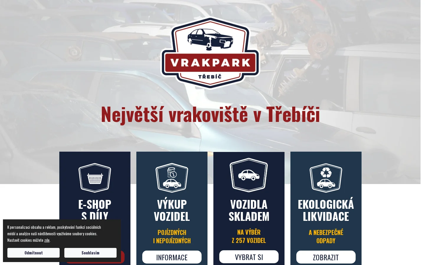 Vrakpark website
