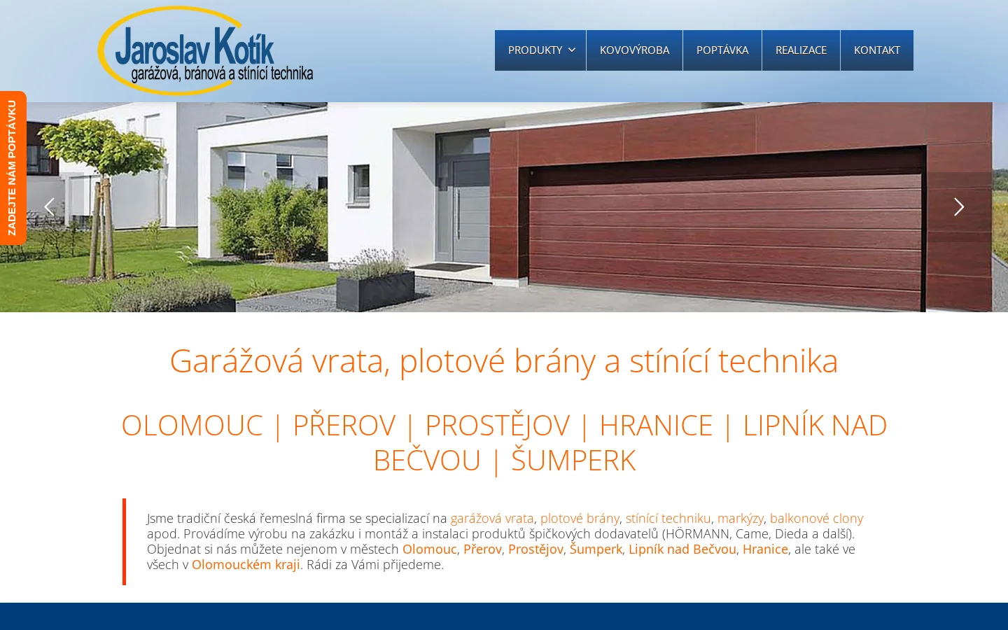 Vrata - Brány Jaroslav Kotík website