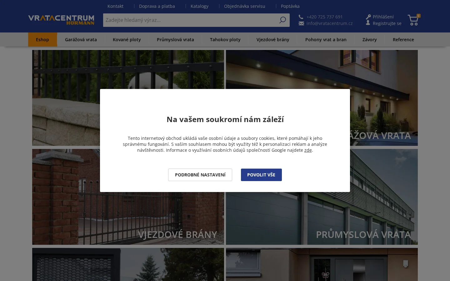 VRATACENTRUM website