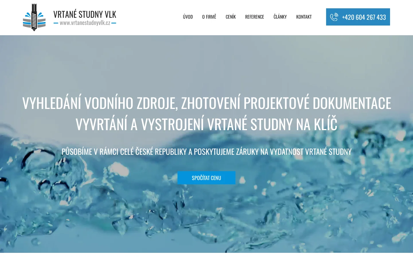 Vrtané studny Václav Vlk website