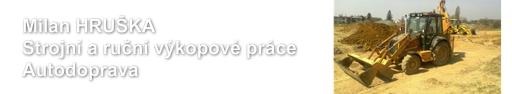 Výkopové práce - Milan Hruška logo