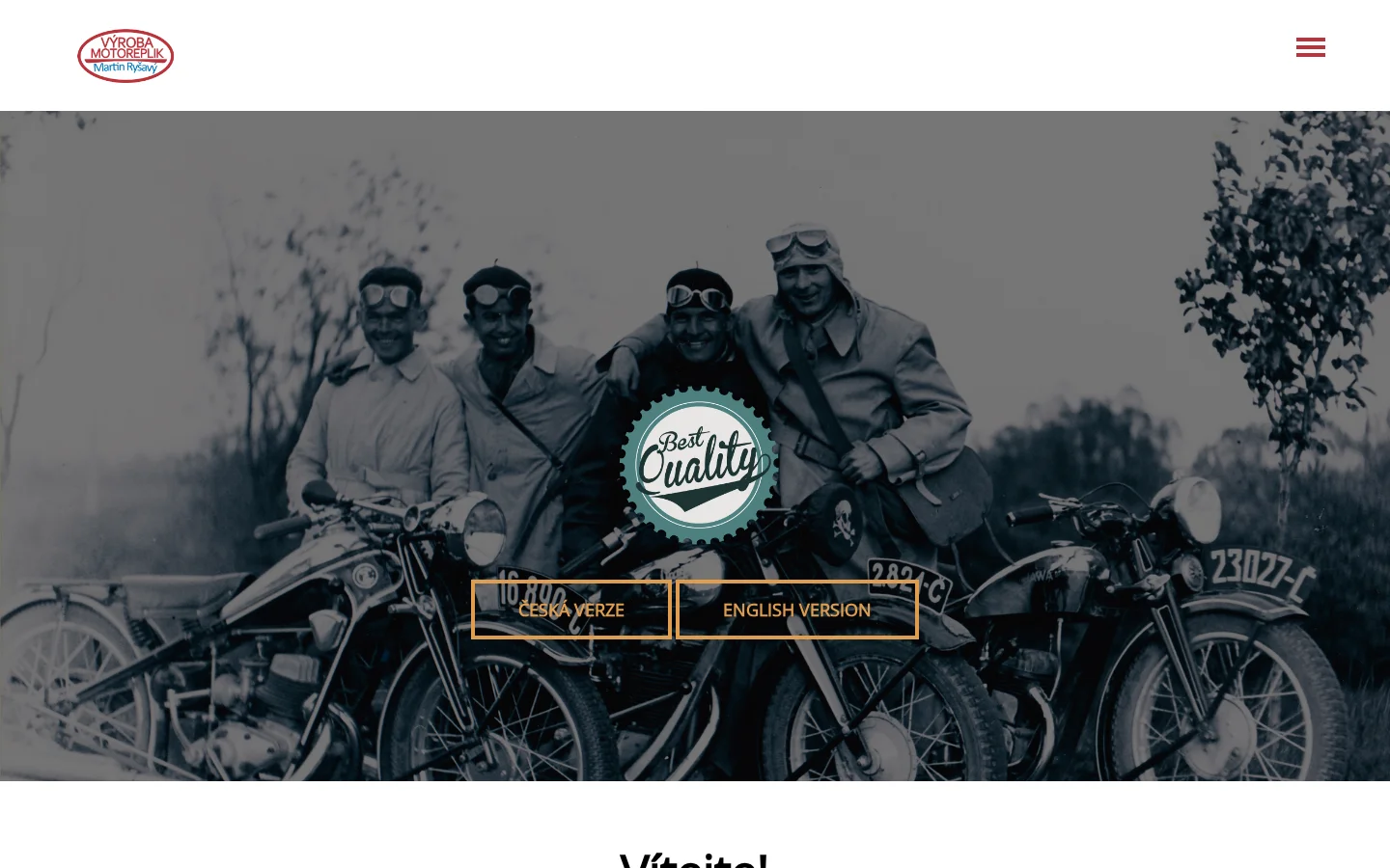 Výroba motoreplik Martin Ryšavý website