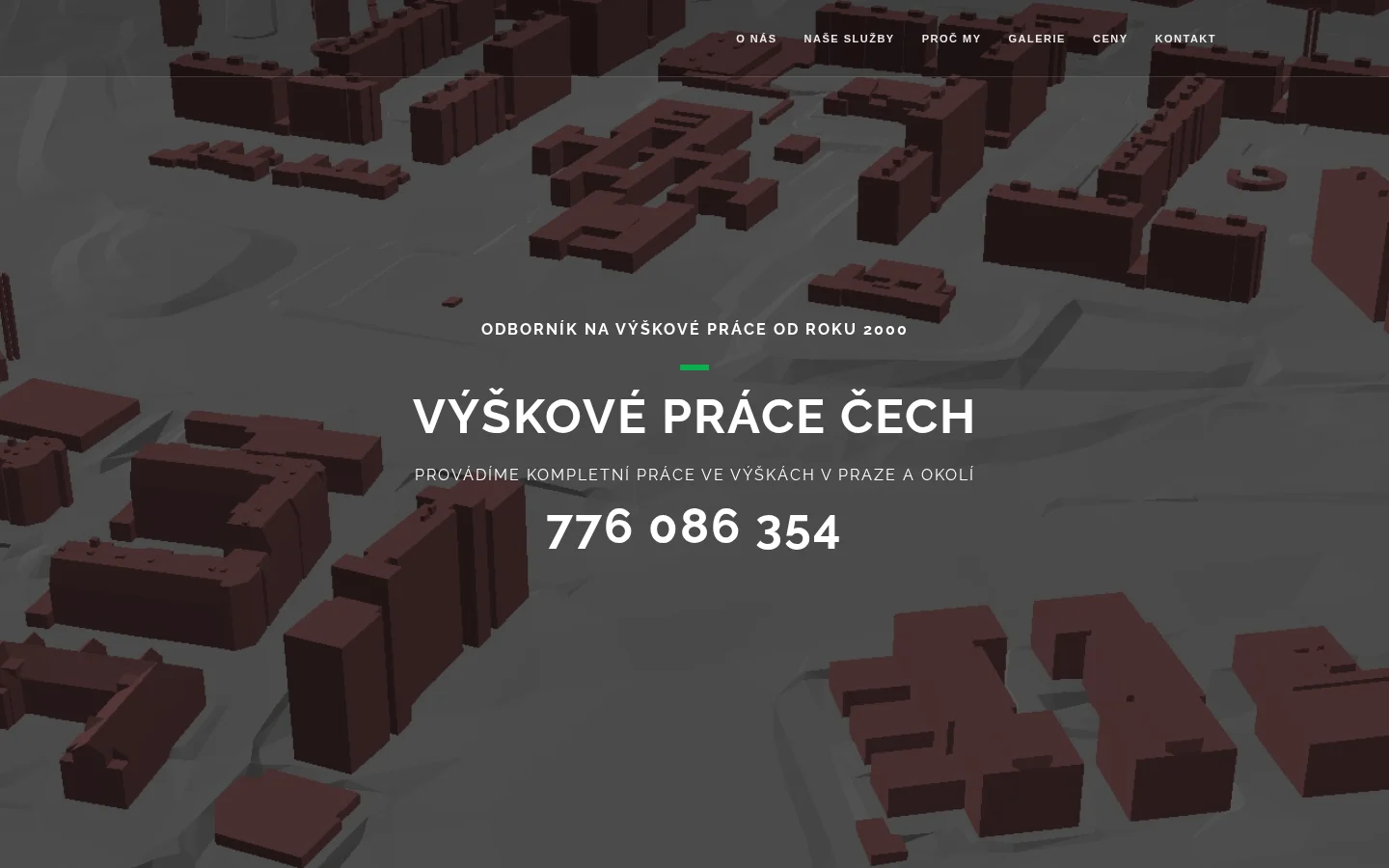 Výškové práce Čech website