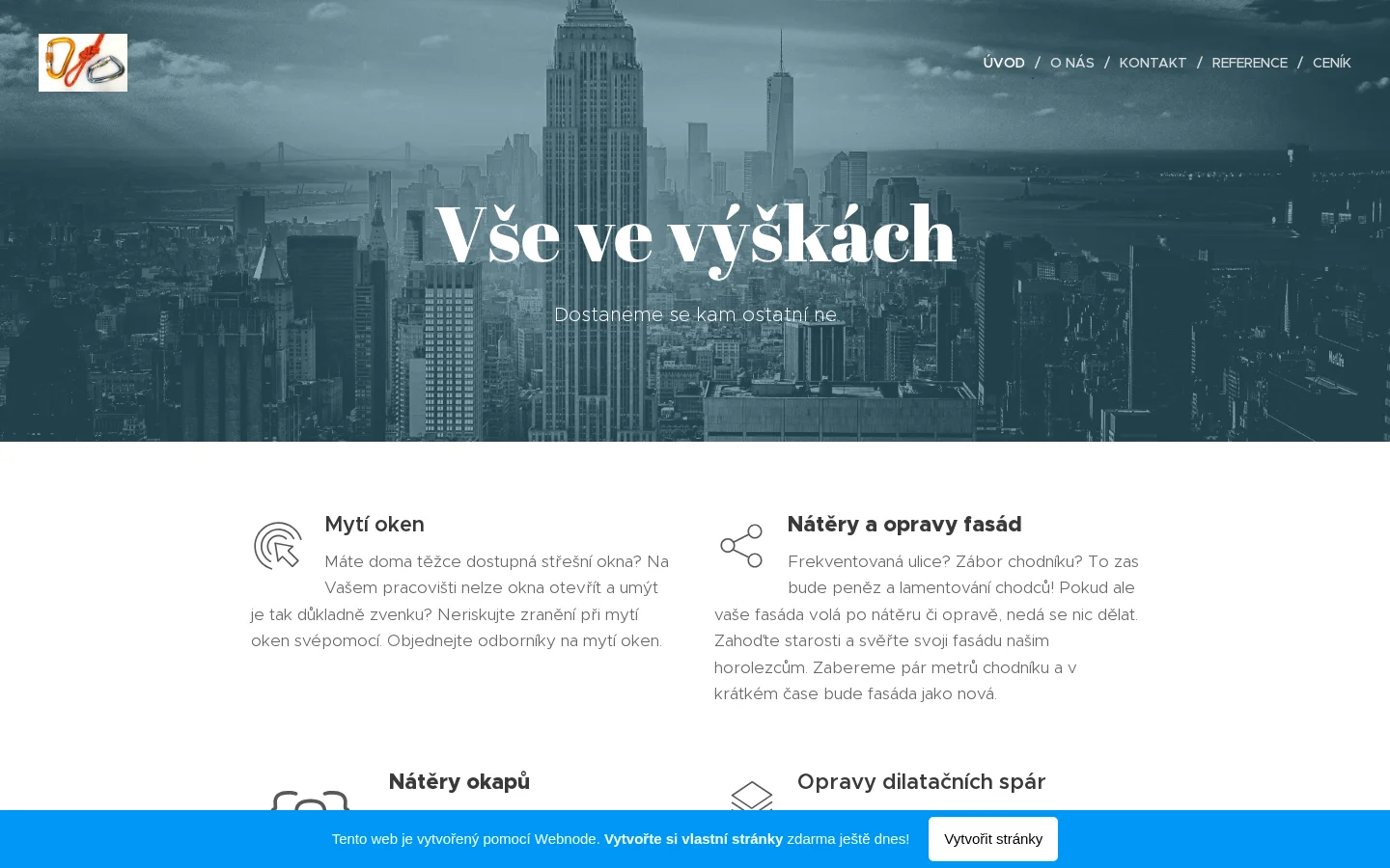 Výškové práce - Jaromír Horák website