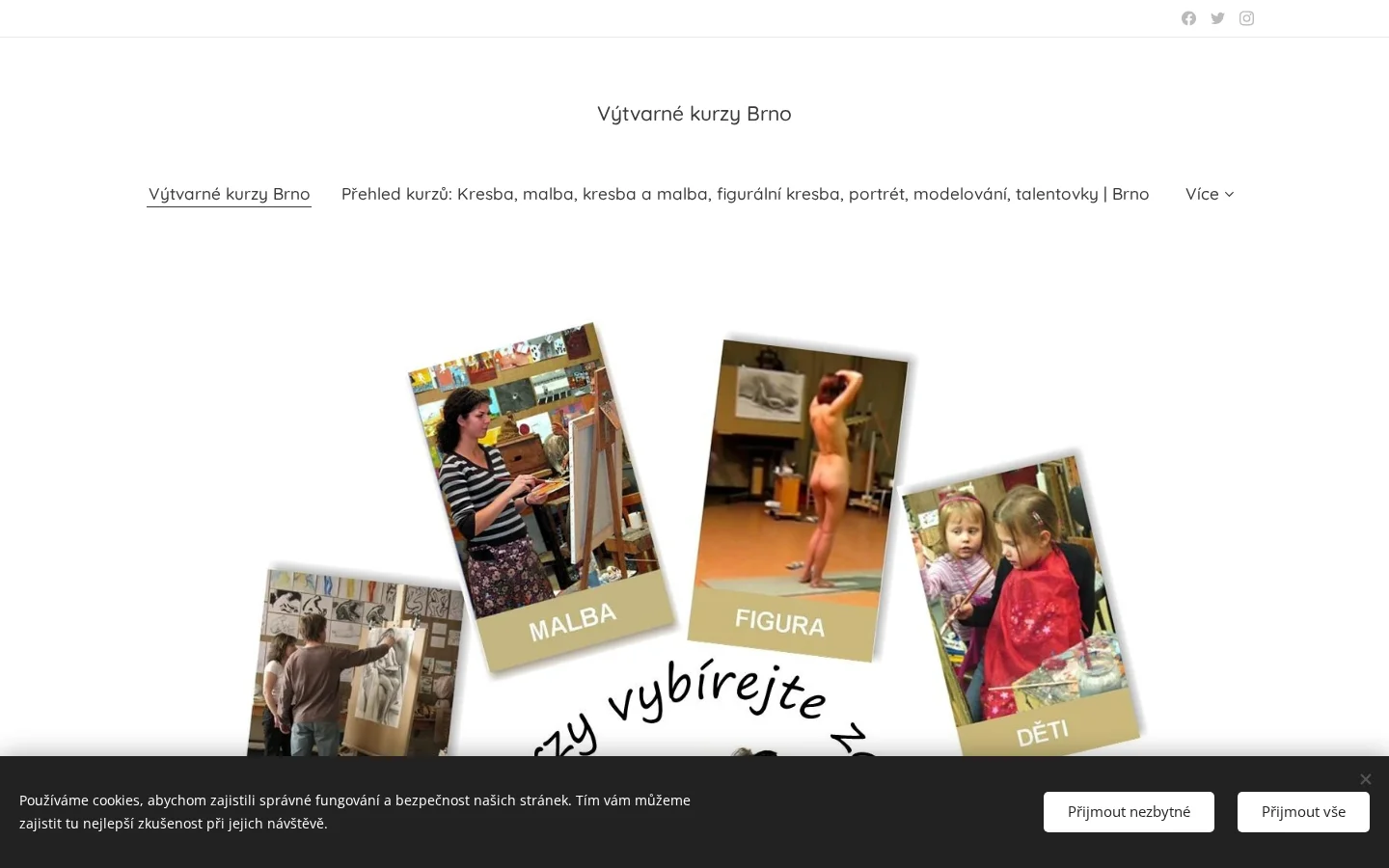 Výtvarná škola Brno - Aleš Chalupa website