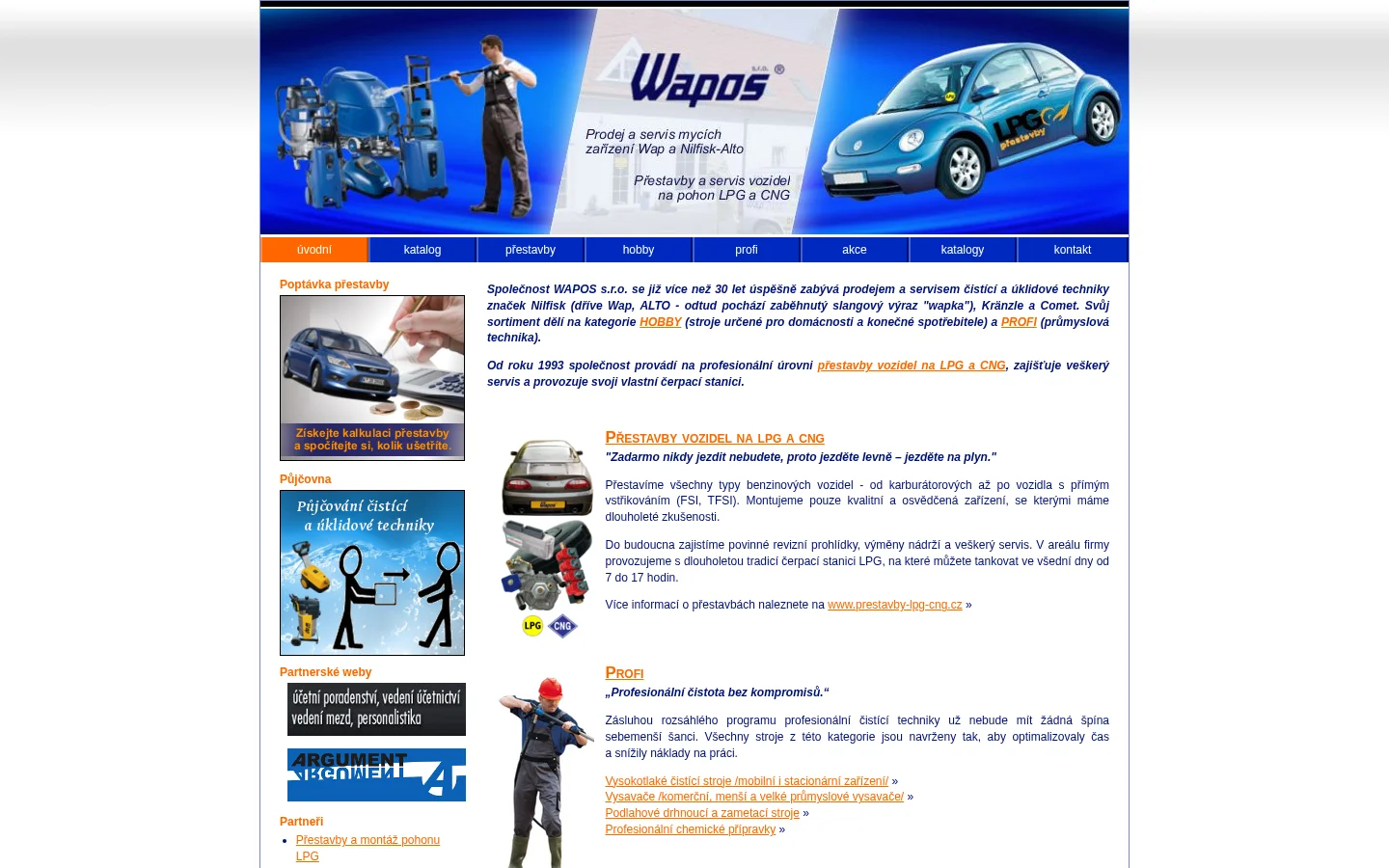 Wapos.cz website