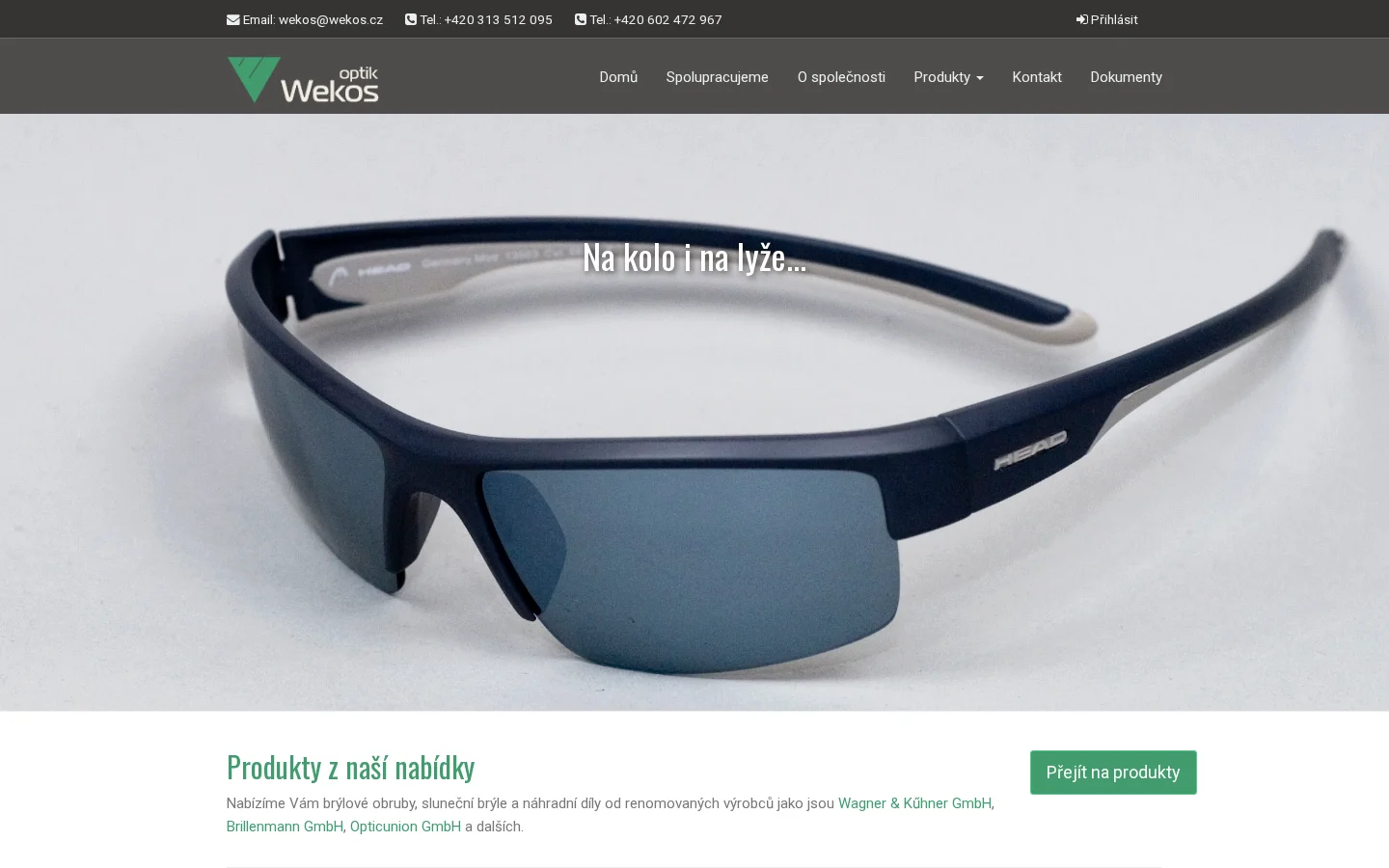 Wekos - optik, s.r.o. website