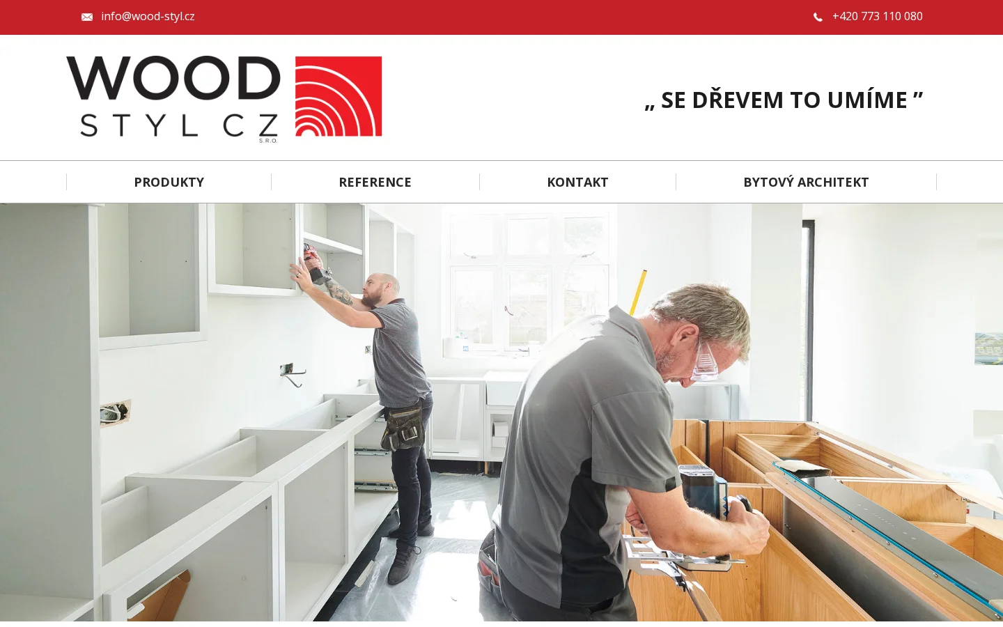 WOOD STYL CZ s.r.o. website