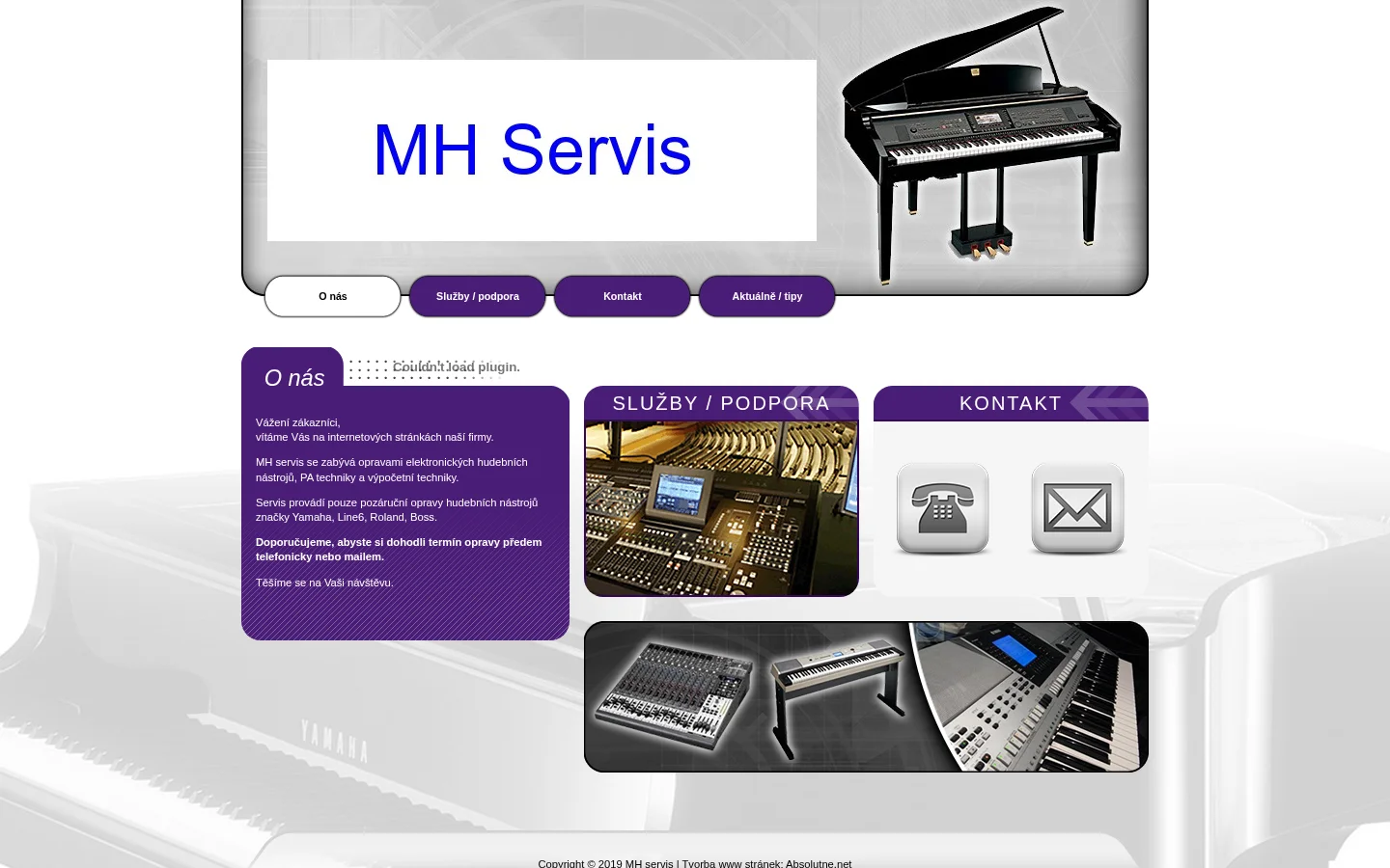 Ing. Miloš Havrlant - MH servis website