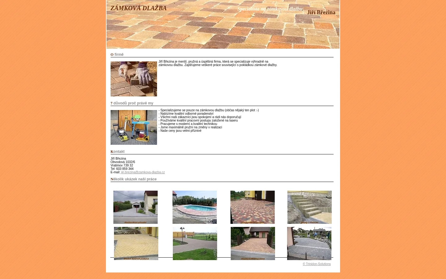 Jiří Březina website
