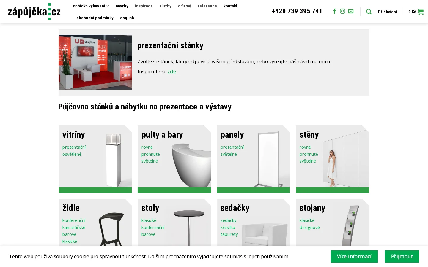 ZÁPŮJČKA.CZ website