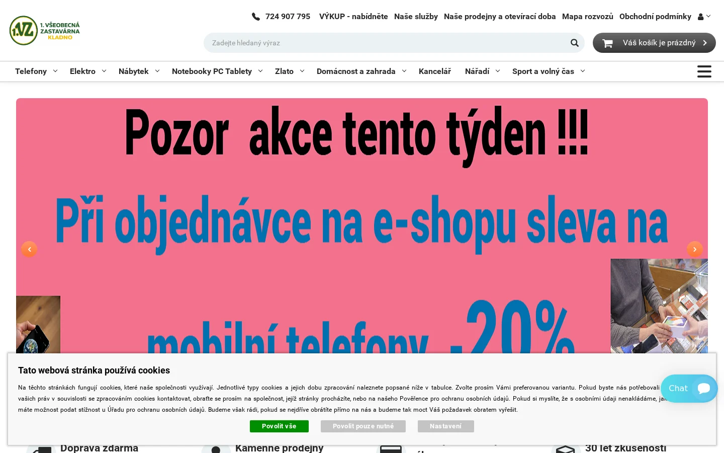 První všeobecná zastavárna website