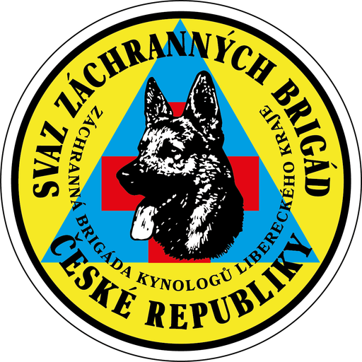 Záchranná brigáda kynologů Libereckého kraje logo