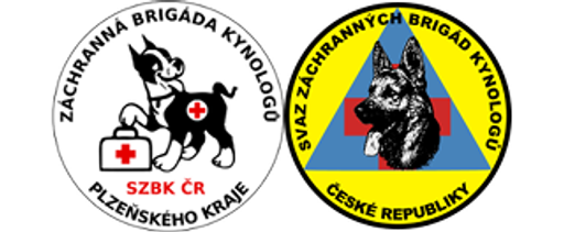 Záchranná brigáda kynologů Plzeňského kraje logo
