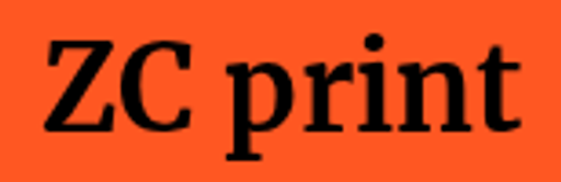 ZC Print logo