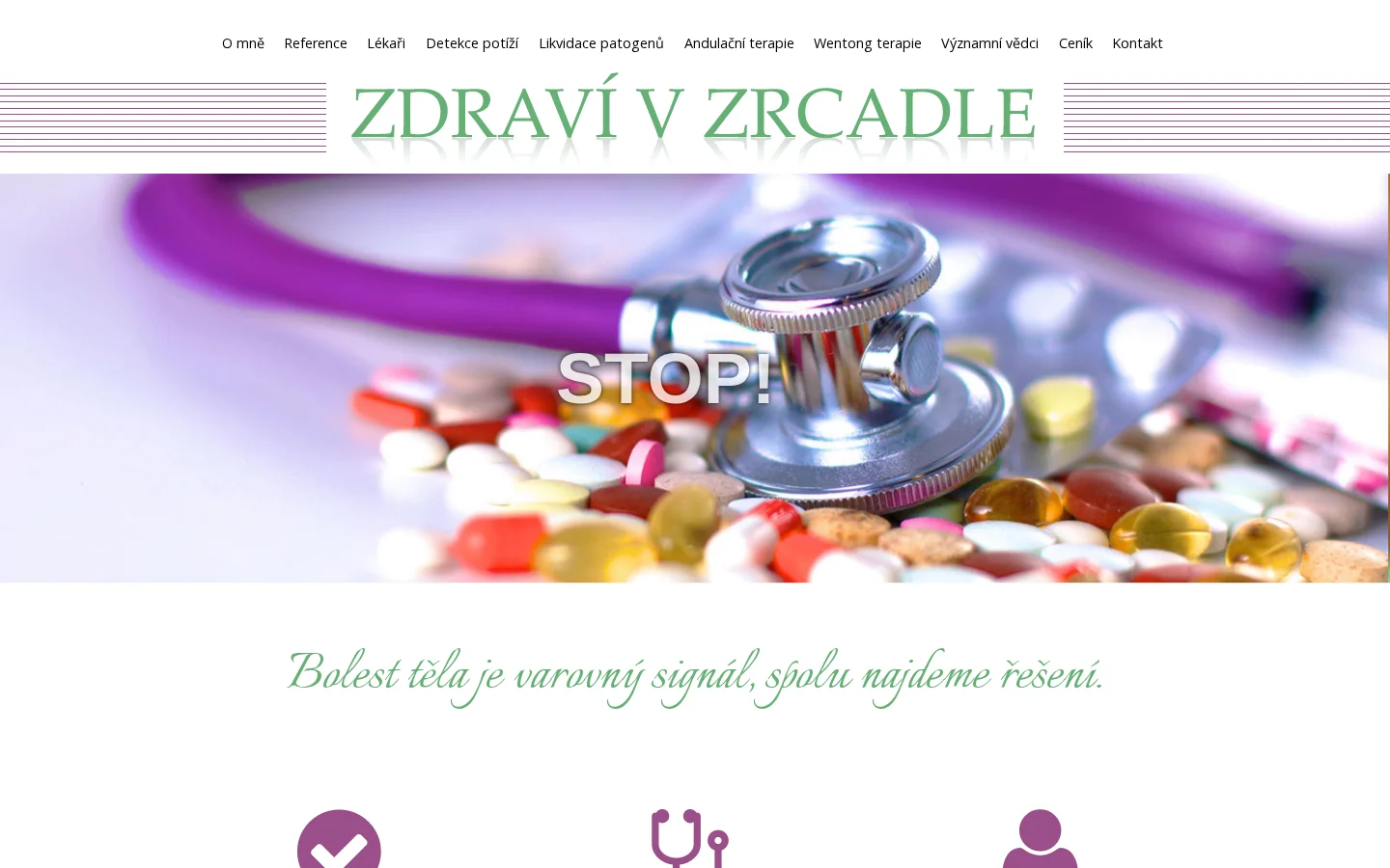 Zdraví v zrcadle - Arnošt Smolný website