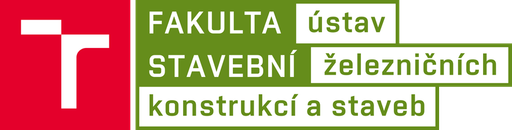 Vysoké učení technické v Brně - Ústav železničních konstrukcí a staveb Fakulty stavební logo