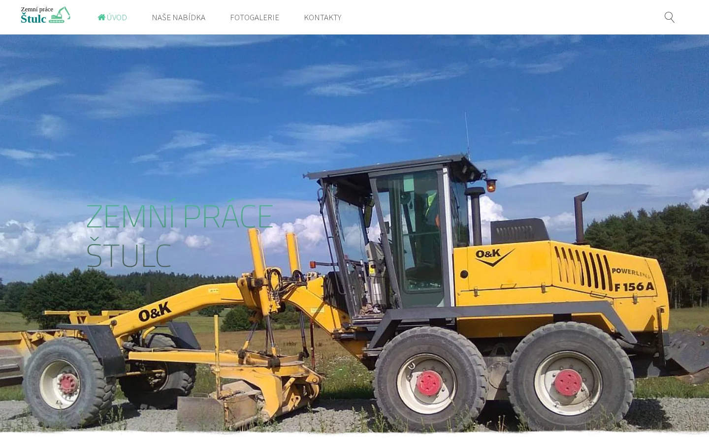 Zemní práce Štulc website