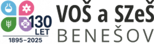 VOŠ Benešov logo