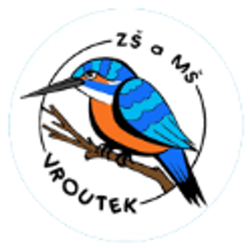 ZŠ a MŠ Vroutek logo