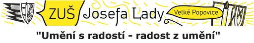 ZUŠ Josefa Lady, Velké Popovice logo