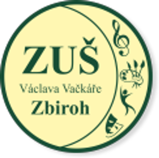 ZUŠ Václava Vačkáře Zbiroh logo